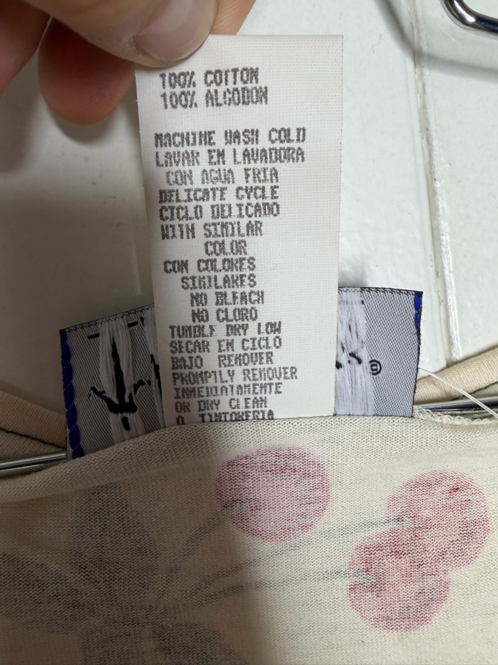 all that jazz baby doll dress vintage size 9/10 Cherry Print pinup retro NWT - Picture 6 of 11